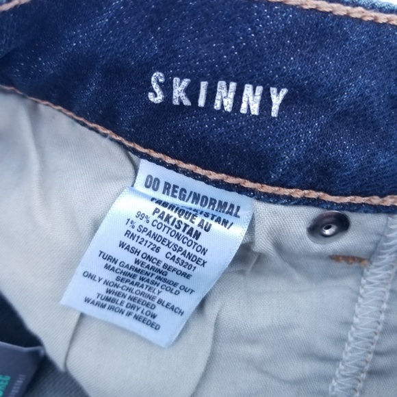NWT Aeropostale Low Rise Skinny Jean 00 Regular - Picture 6 of 6